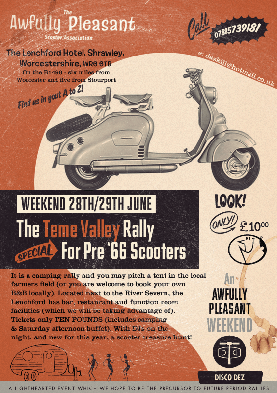 Teme Valley Rally Poster