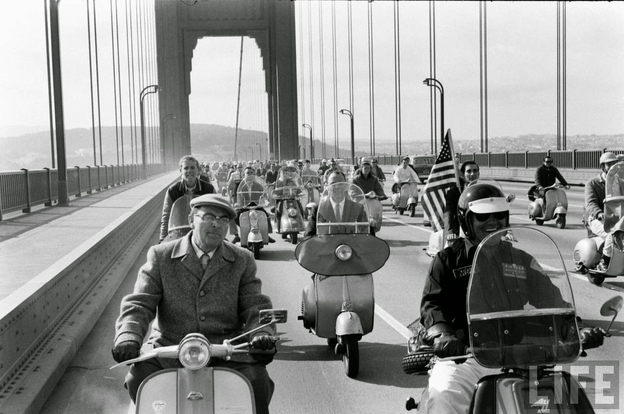 Motor Scooter Squabble in California, ca. 1960s (2)
