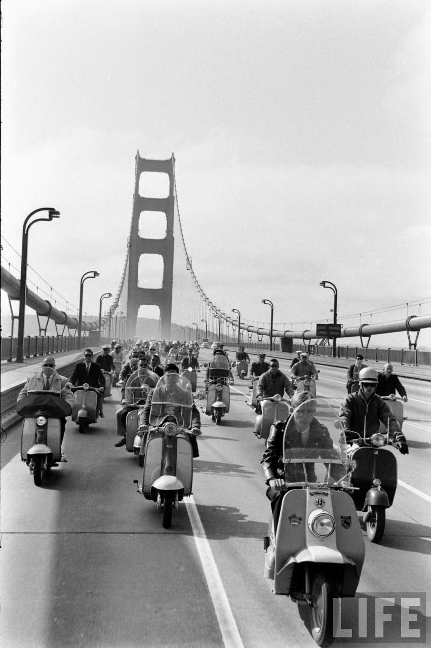 Motor Scooter Squabble in California, ca. 1960s (4)